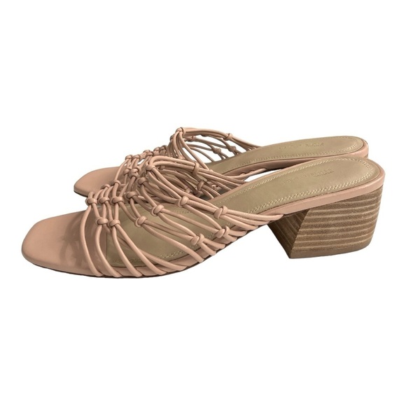 Nordstrom Signature Leandra Knotted Slide Sandal pink color size 9 - Picture 1 of 12